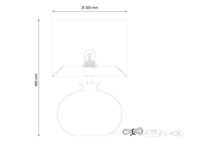 Настольная лампа Lucia Tucci Harrods T931.1