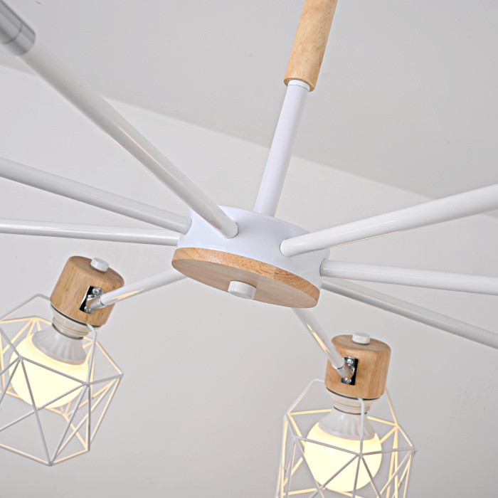 Потолочная люстра CORF B3 White 8 lamps ImperiumLoft