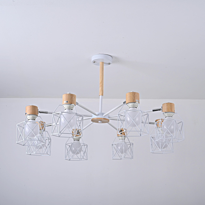 Потолочная люстра CORF B3 White 8 lamps ImperiumLoft