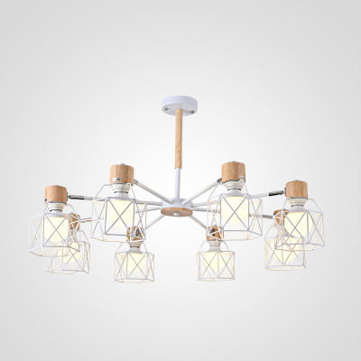 Потолочная люстра CORF B3 White 8 lamps ImperiumLoft