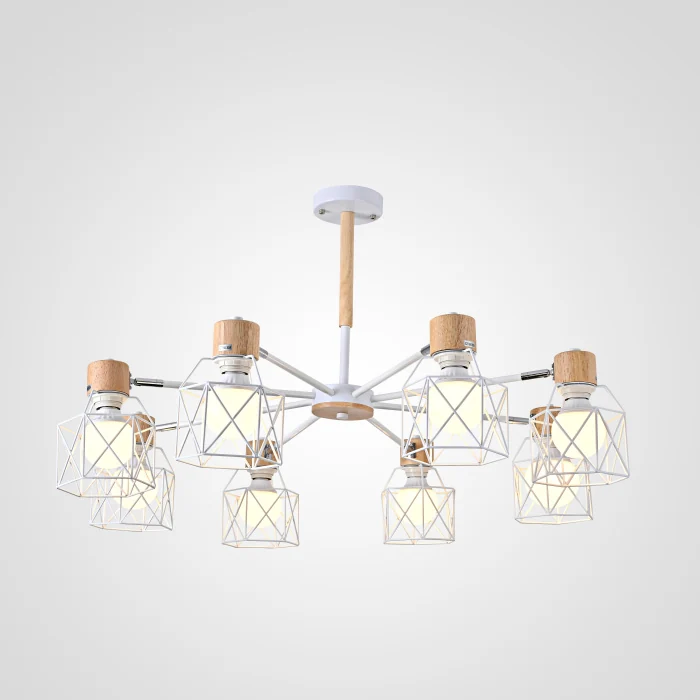 Потолочная люстра CORF B3 White 8 lamps ImperiumLoft