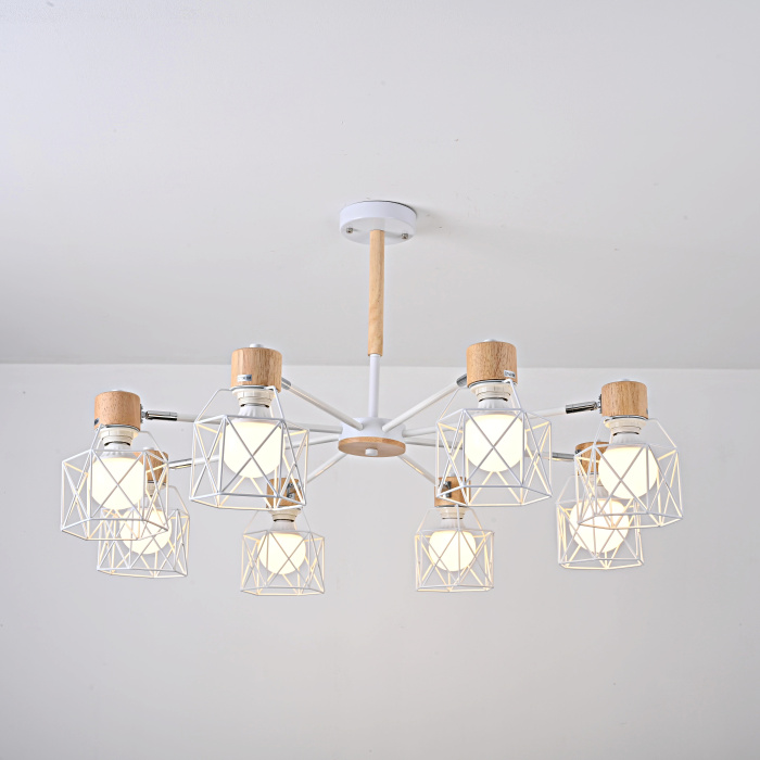Потолочная люстра CORF B3 White 8 lamps ImperiumLoft