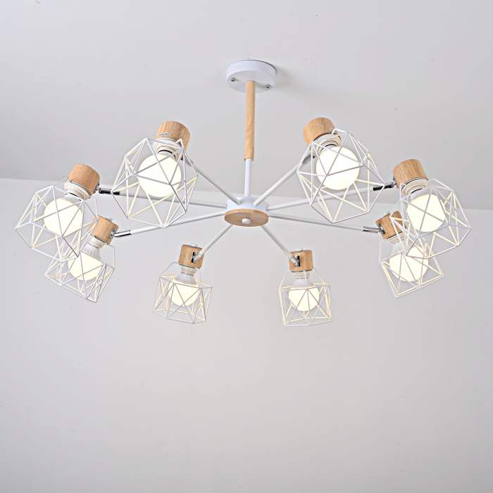 Потолочная люстра CORF B3 White 8 lamps ImperiumLoft