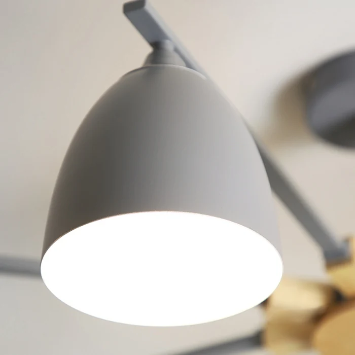 Люстра на штанге NOA 8 Gray ImperiumLoft 183461-26