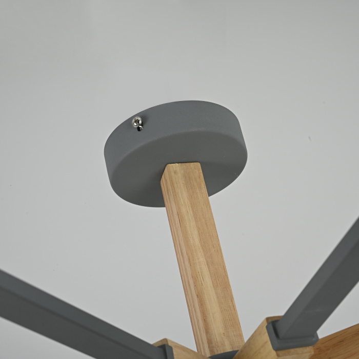 Люстра на штанге NOA 8 Gray ImperiumLoft 183461-26