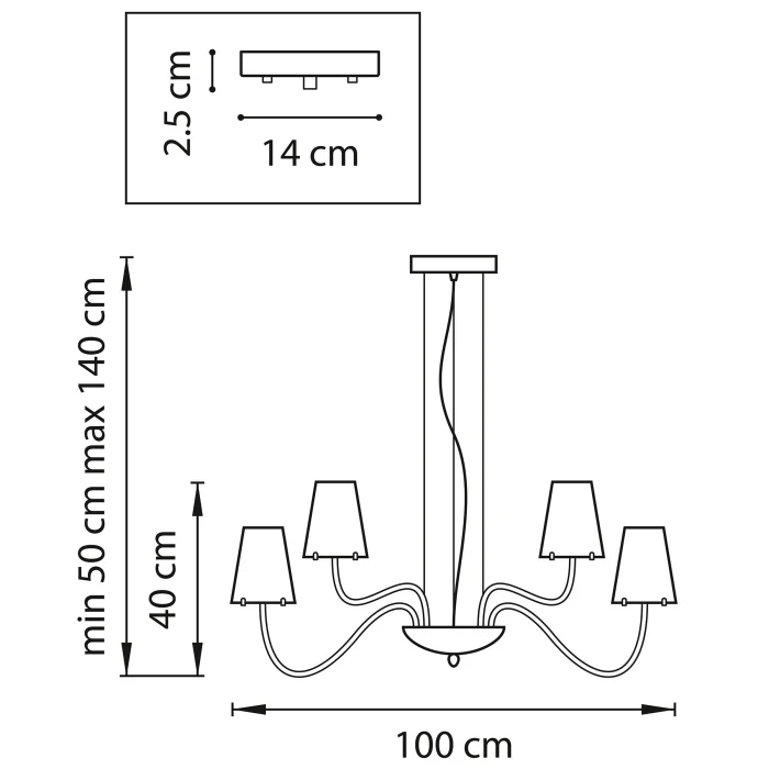 Подвесная люстра DIAFANO LIGHTSTAR 758164