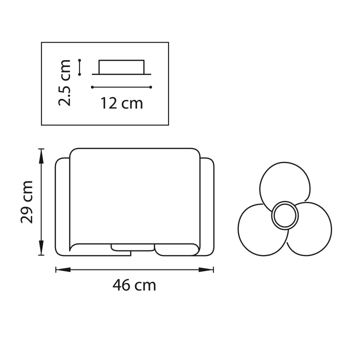 Накладная люстра PITTORE LIGHTSTAR 811030