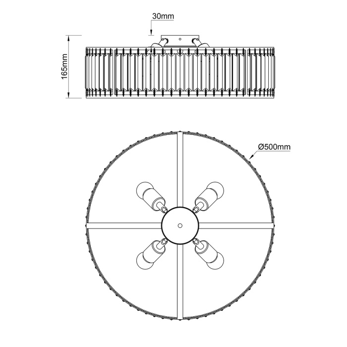 Потолочный светильник UNONA ESCADA 2116/4