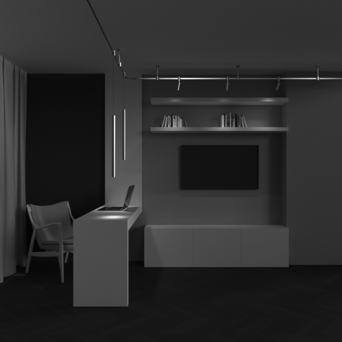 Трековый подвесной светильник Maytoni Focus LED TR156-1-5W4K-PT