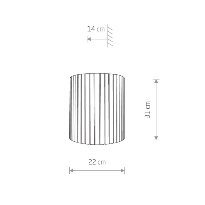 Настенный светильник Nowodvorski Boston White/Chrome 8153