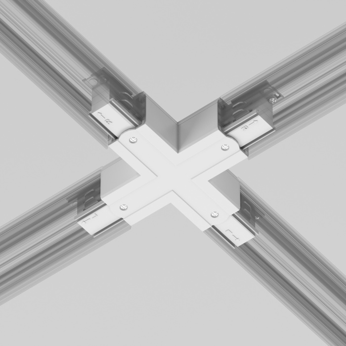 Коннектор Х-образный Trinity белый Maytoni TRA005CX-31W