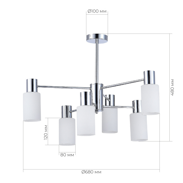 Потолочный светильник evoluce GESSI SLE1139-102-06