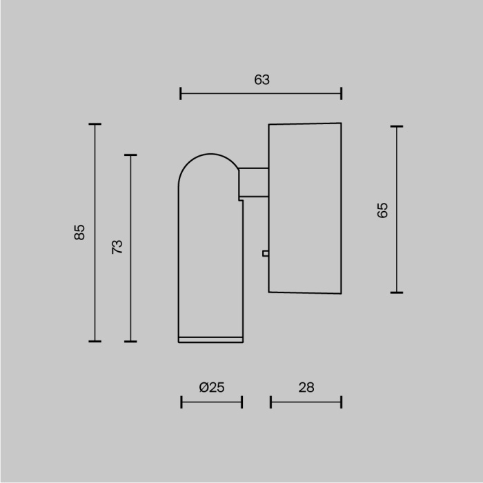 Настенный светильник Maytoni Mirax C039WL-L3W3K
