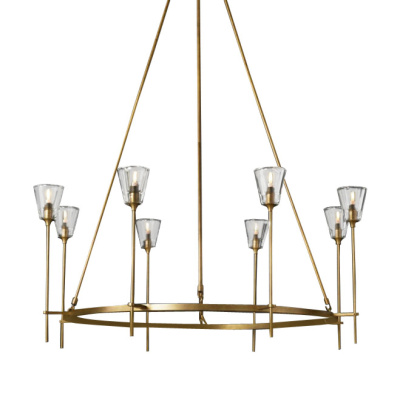 Подвесная люстра Delight Collection Torche De Verre 8614P/8 gold