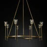 Подвесная люстра Delight Collection Torche De Verre 8614P/8 gold