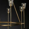 Подвесная люстра Delight Collection Torche De Verre 8614P/8 gold