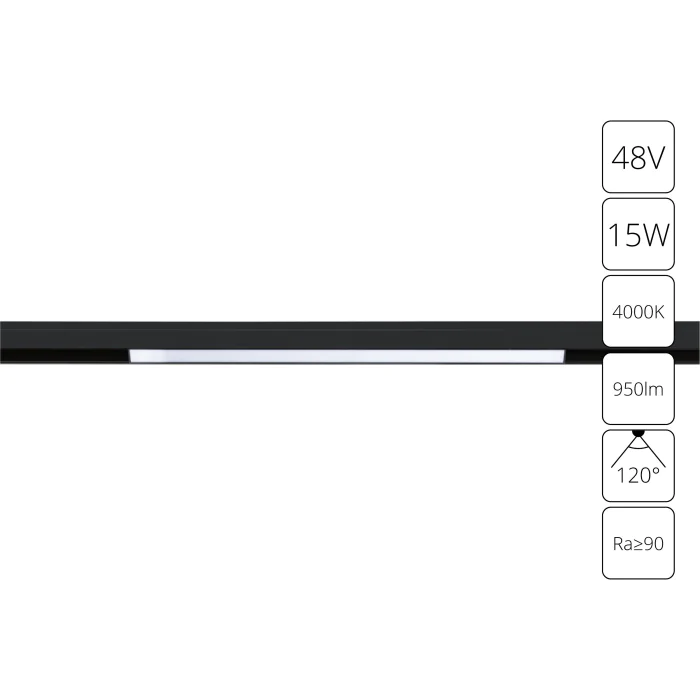 Магнитная трековая система Arte Lamp LINEA A4633PL-1BK