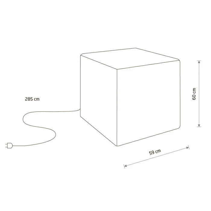 Ландшафтный светильник Nowodvorski Cumulus Cube 8965