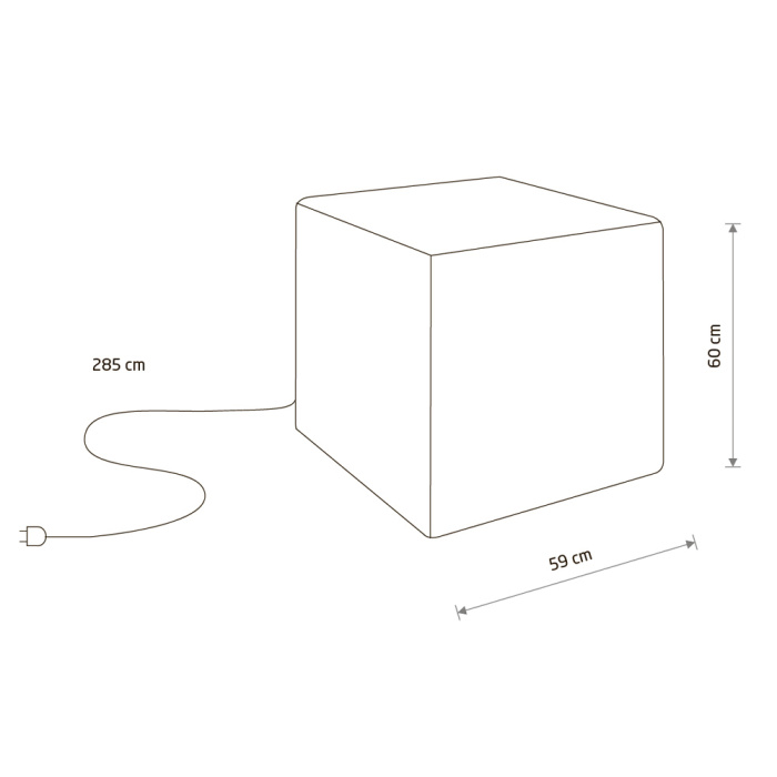 Ландшафтный светильник Nowodvorski Cumulus Cube 8965