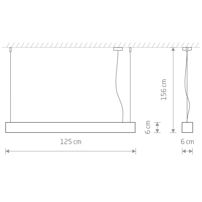Подвесной светильник Nowodvorski Soft Led 90x6 Graphite 7535