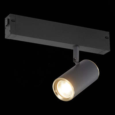 Светильник трековый Черный GU10 1*50W IP20 L104xW54xH111 180-240V Без ламп ST504.436.01