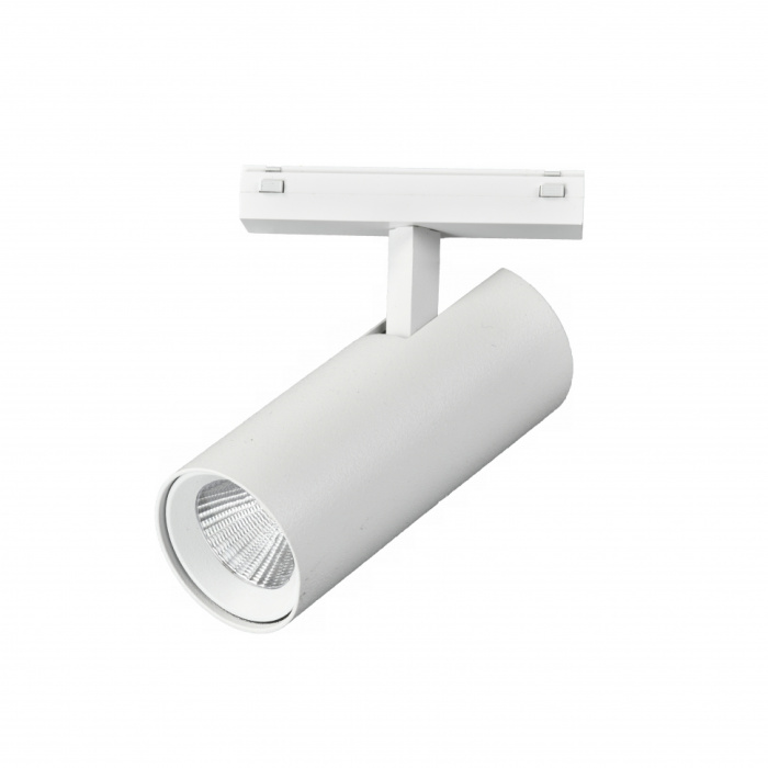 Светильник трековый магнитный поворотный iLedex VISION 4825-042-D55-18W-38DG-3000K-WH