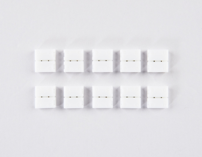 Соединитель прямой для светодиодной ленты 5050 12/24V (2 конт.) GS6051 (10шт) Ambrella light GS6051