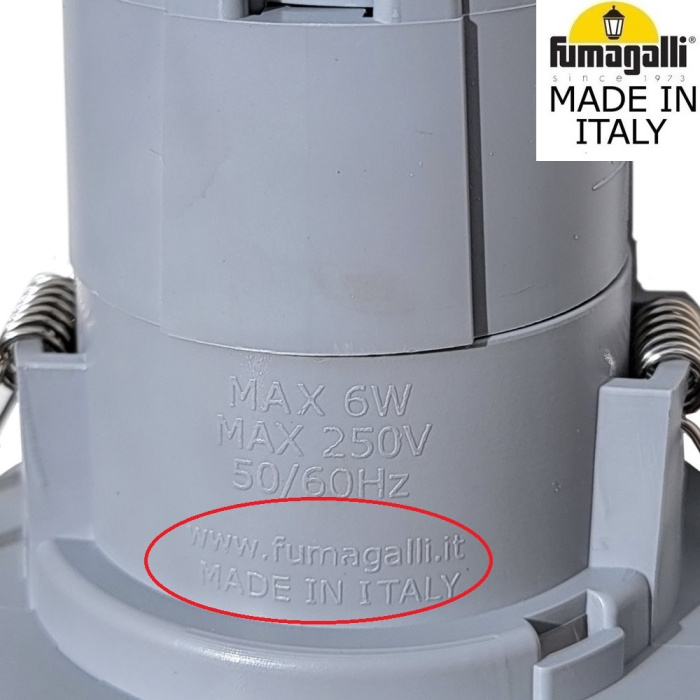 Уличный встраиваемый светильник FUMAGALLI TERESA 90 3L0.000.000.LYU1L