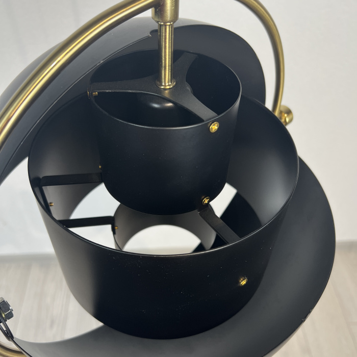 Люстра Louis Weisdorff Gubi Multi-Lite Suspension Lamp Black By Imperiumloft