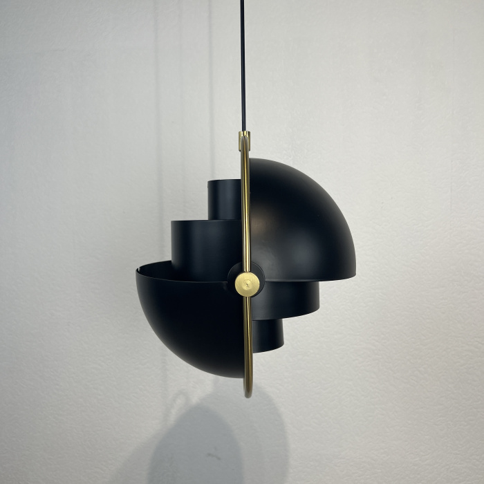 Люстра Louis Weisdorff Gubi Multi-Lite Suspension Lamp Black By Imperiumloft