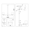 Люстра на штанге Ambrella Light High Light LH57031