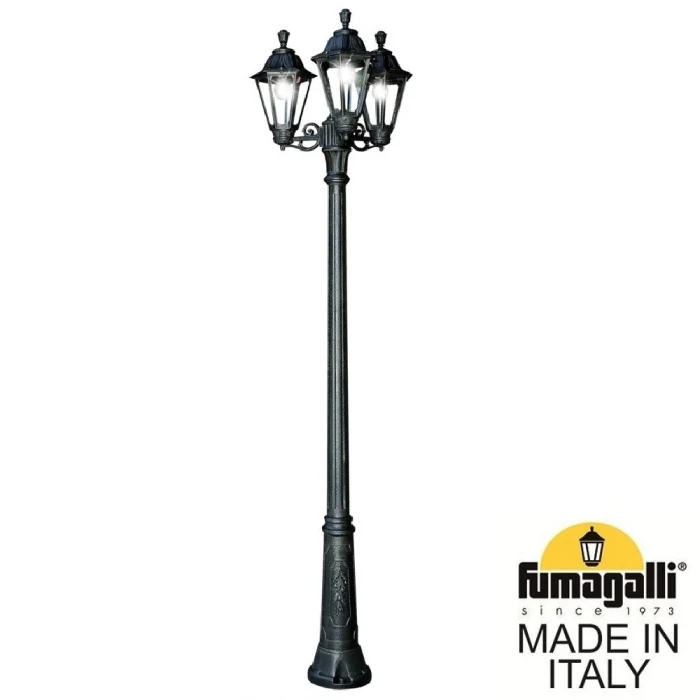 Садово-парковый светильник Fumagalli RICU BISSO/RUT 3L E26.157.S30.AXE27