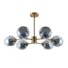 Подвесная люстра Arte Lamp Yuka Smoky A7759PL-6PB