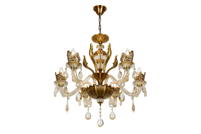 Подвесная люстра iLamp Asia 61078-6 Бронзовая