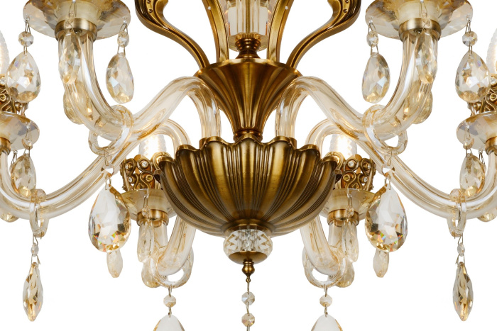 Подвесная люстра iLamp Asia 61078-6 Бронзовая