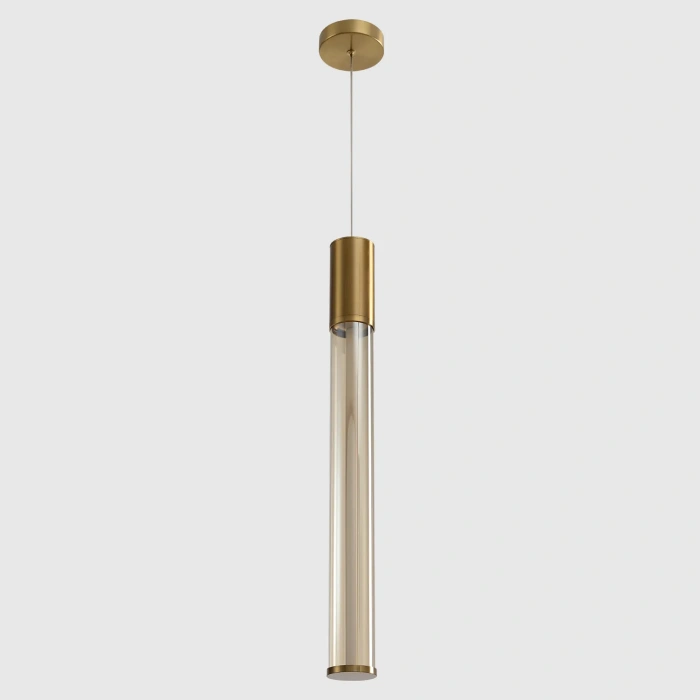 Светильник подвесной Crystal Lux LINEUP SP11W LED BRASS
