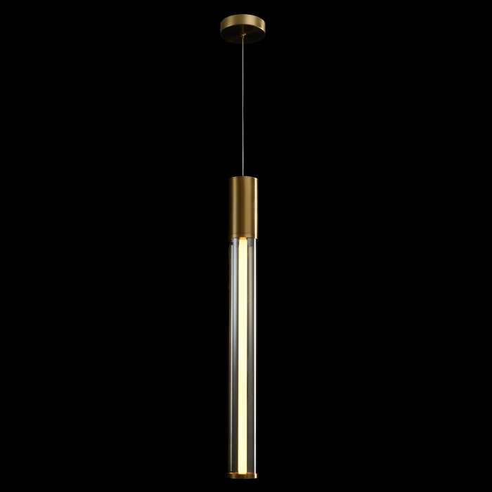 Светильник подвесной Crystal Lux LINEUP SP11W LED BRASS