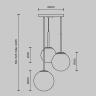 Подвесной светильник Maytoni Basic form MOD321PL-03B