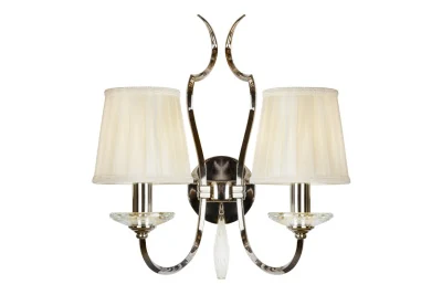 Настенный светильник iLamp Charm W2508-2 Никель+беж