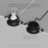 Встраиваемый светильник Denkirs Kibek DK3024-BK