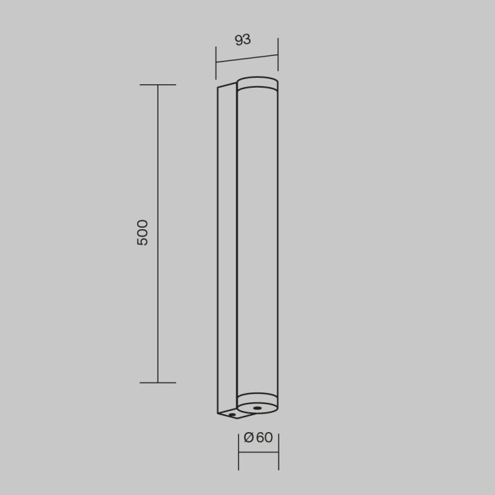 Светильник настенный Maytoni Rounge O482WL-L16B3K