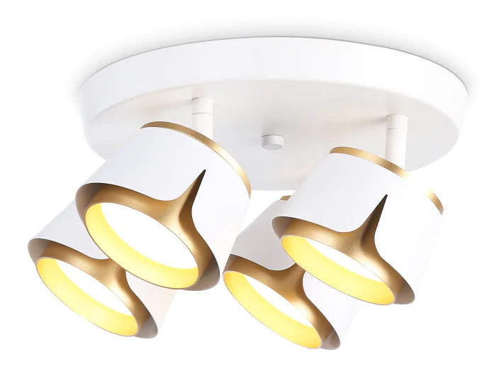 Настенно-потолочный поворотный спот со сменной лампой GX53 Ambrella light TN71241