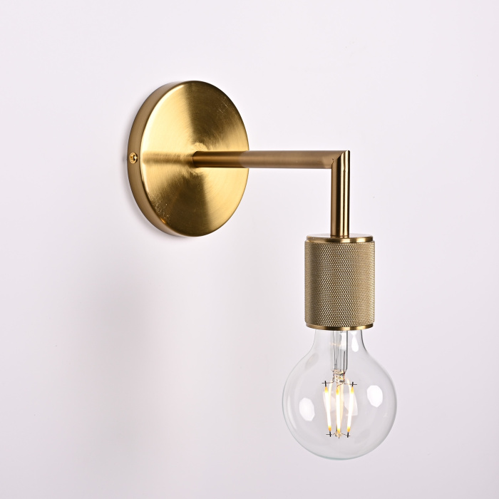 Бра RH Utilitaire Single Sconce Brass ImperiumLoft