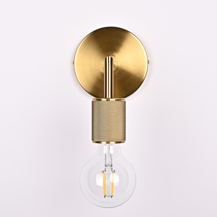 Бра RH Utilitaire Single Sconce Brass ImperiumLoft