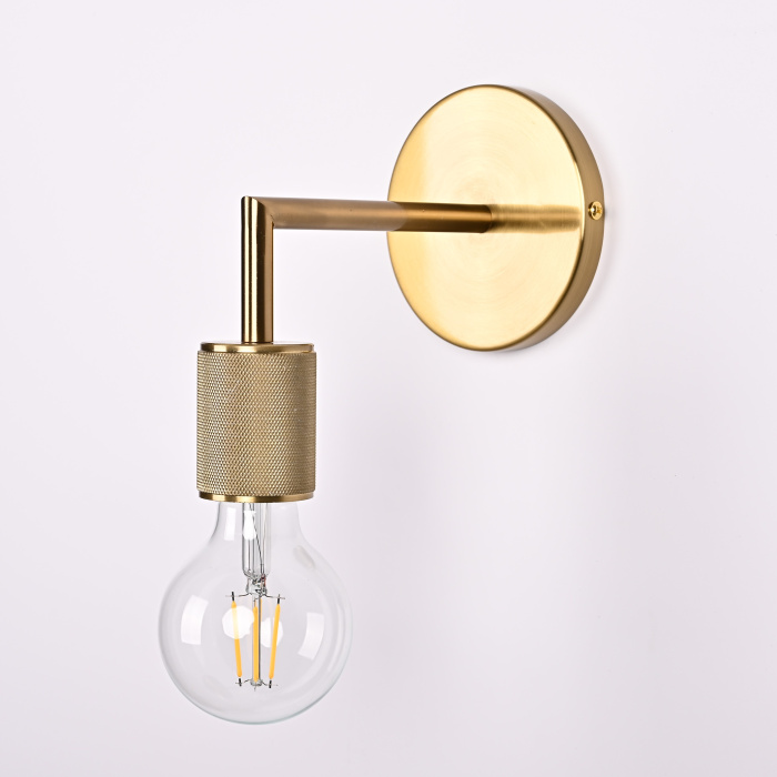 Бра RH Utilitaire Single Sconce Brass ImperiumLoft