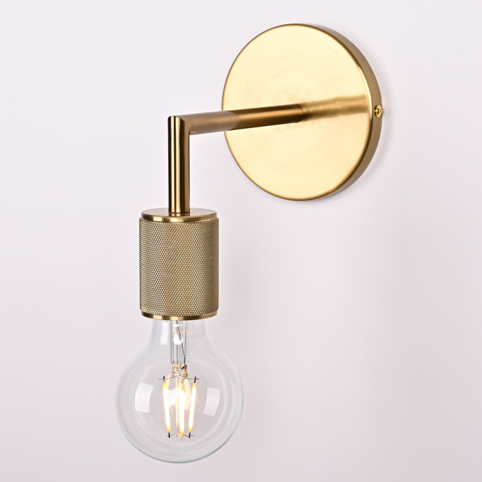 Бра RH Utilitaire Single Sconce Brass ImperiumLoft