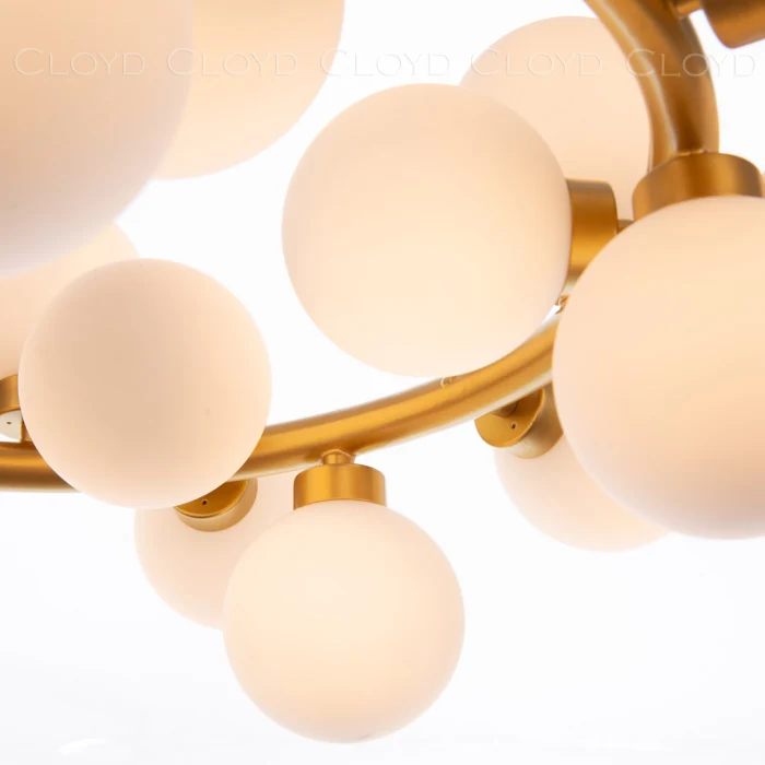 Люстра Cloyd GRANULAR C25 / Ø68 см - золото (арт.10529)