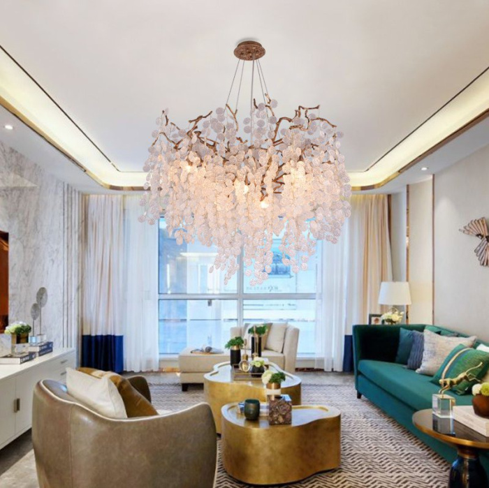 Люстра ручной работы round D80 FAIRYTREE ImperiumLoft