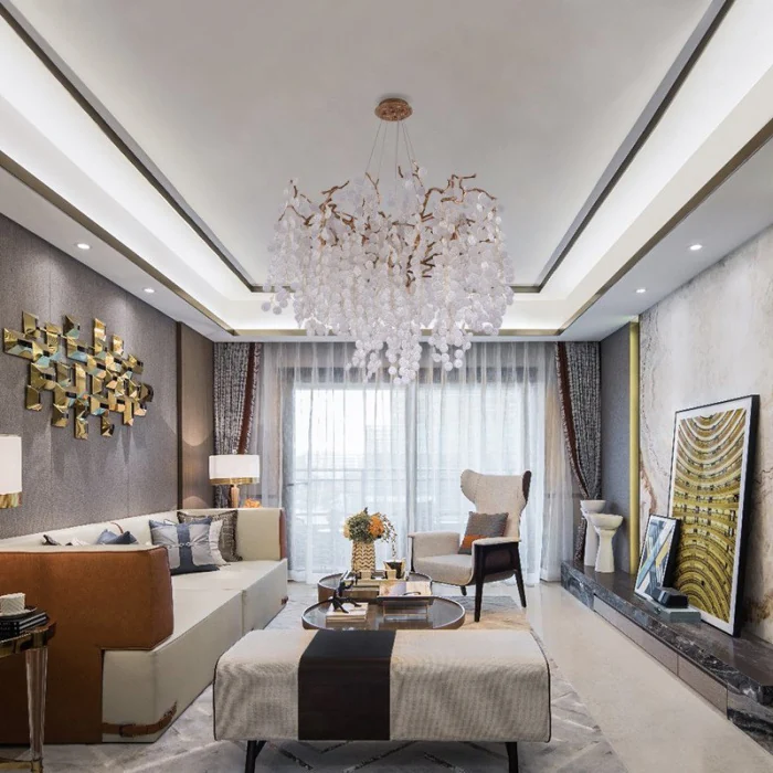 Люстра ручной работы round D80 FAIRYTREE ImperiumLoft