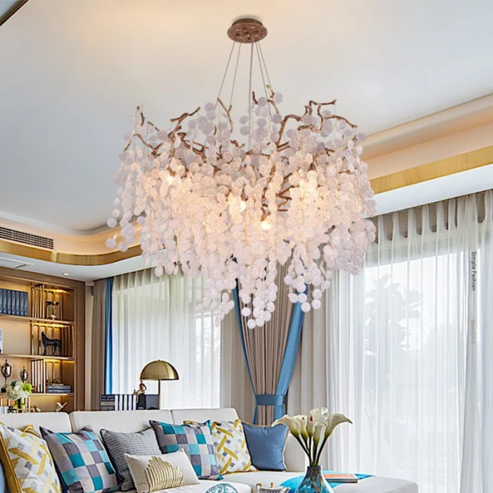 Люстра ручной работы round D80 FAIRYTREE ImperiumLoft